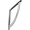 Ekena Millwork Bulwark Steel Bracket, Stainless Steel 2"W x 24"D x 24"H BKTM02X24X24BUSS - alternate 1